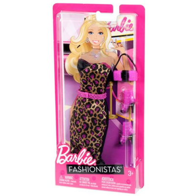 Robe Léopard pour Poupée Barbie - Accessoires Fashionistas - Mattel
