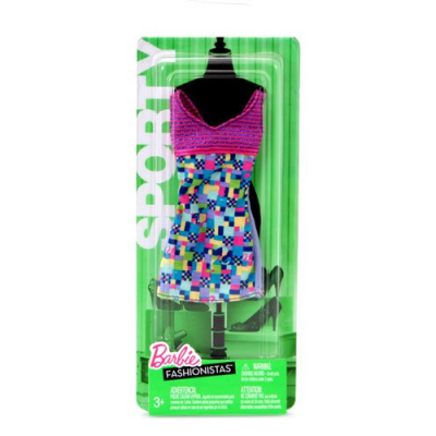 Robe mosaïque pour Poupée Barbie - Accessoires Fashionistas - Mattel