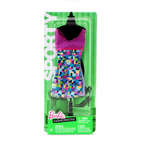 Robe mosaïque pour Poupée Barbie - Accessoires Fashionistas - Mattel