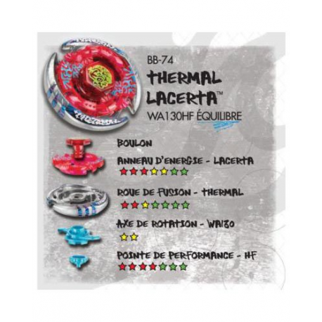 Toupie Beyblade Metal Masters - Thermal Lacerta