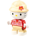 Jouet Hello Kitty - Jeu de construction Hello Kitty - Avec voiture Safari + personnage