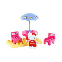 Jouet Hello Kitty - Jeu de construction Hello Kitty - Avec voiture Pic Nic + personnage