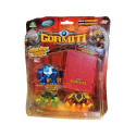 3 Figurines Gormiti + cartes de jeu + POP-UP Card