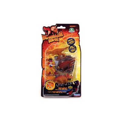 4 Figurines Dinosaur King + 2 cartes exclusives - 7 cm