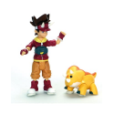 2 Figurines Dinosaur King - 1 dinosaure + 1 personnage  - 11 cm