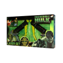 Jeux de Lasers avec 2 pistolets infrarouges - Hulk laser Set