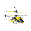 Mini Hélicoptère télécommandé avec gyrostabilisateur électronique et Batterie puissante - 5 rotors - Jaune