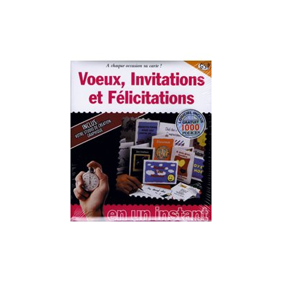 Logiciel PC - Voeux - Invitations - Félicitations