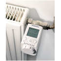 Thermostat électronique pour radiateur ajuste température pièce diminue consommation énergie