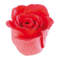Coffret en forme de coeur avec 6 savons pétale de rose
