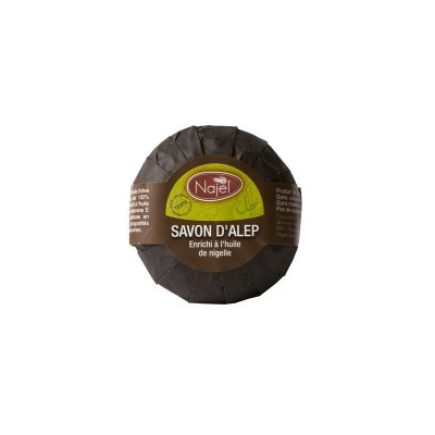 Savon artisanal 100 % naturel d'Alep Aux Huiles, Laurier et Nigelle - 100 g