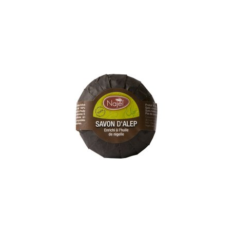 Savon artisanal 100 % naturel d'Alep Aux Huiles, Laurier et Nigelle - 100 g