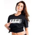 T-Shirt fun piano musicale - Taille M