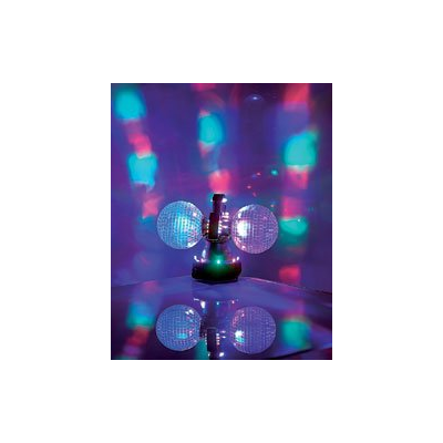 Projecteur disco boule à facettes rotative avec jeux de lumière