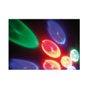 Spot de lumière multicolore 9 LED pour faire la fête à piles AAA