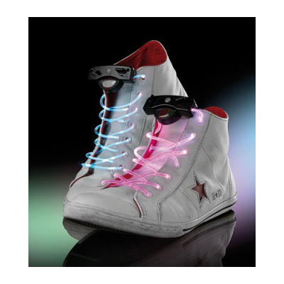 Lacets de chaussures à LED - Autonomie de 70 heures