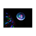 Ampoule rotative pour jeux de lumière à LED - Culot E27 - Rouge Vert Bleu