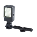 Lampe rectangulaire LED pour photo et vidéo - 35 LED - À fixer sur le rail fourni