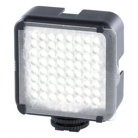Lampe rectangulaire  à LED pour photo et vidéo - 64 LED - À fixer sur le rail fourni