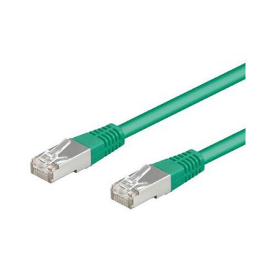 Câble réseau blindé Cat.5e RJ45 U/FTP - Vert - 3 m