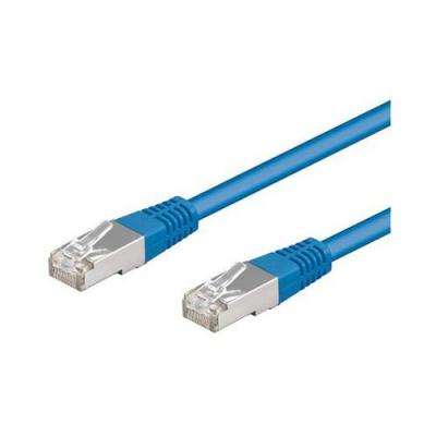 Câble réseau blindé Cat.5e RJ45 U/FTP - Bleu - 3 m