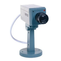 Caméra de surveillance factice à LED rouge clignotante avec capteur de mouvement