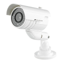 Caméra de surveillance factice à LED rouge clignotante - Convient pour l'extérieur