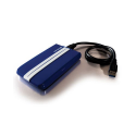 Disque dur externe 500 Go - 2,5" USB 3.0 - Verbatim - Bandes GT Bleu et Blanc