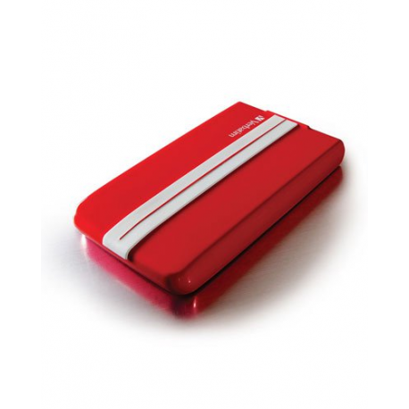 Disque dur externe 500 Go - 2,5" USB 3.0 - Verbatim - Bandes GT Rouge et Blanc