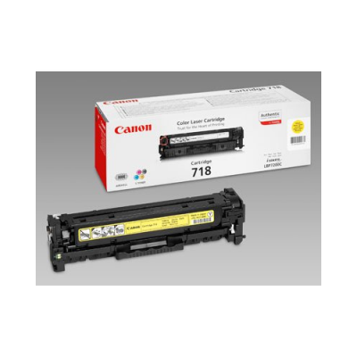 Toner - EP-718 - Jaune pour imprimante Canon LBP7200C, MF8330/835