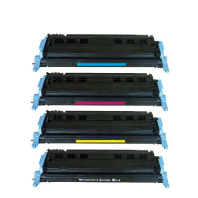 Pack 4 toners compatibles Q6000A/EP707 pour HP Laserjet 2600 /1600 /2605 /CM1015 /1017 /Canon LBP 5000