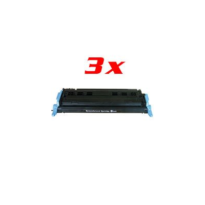 3 toners compatibles Q6001A/EP-707C - Cyan