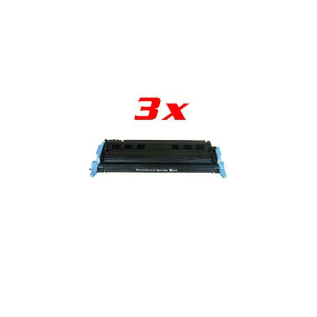 3 toners compatibles Q6001A/EP-707C - Cyan