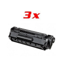 3 Toners compatibles Canon Fax L100 et L120, Canon i-SENSYS MF4120, MF4140, MF4150, MF4340D, MF4350D, et MF4690PL