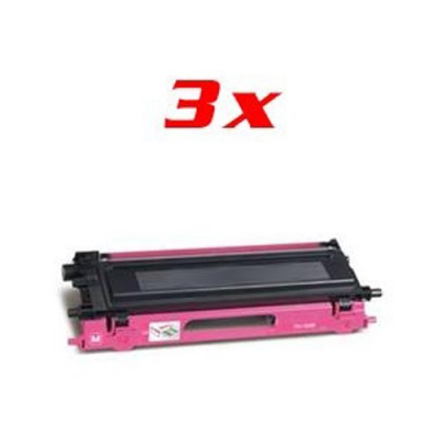 3 Toners Magenta compatible pour Brother HL4040 / 4050 / 4070 / DCP9040CN  / 9045CDN / MFC9440CN / 9450CDN / 9840CDW