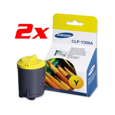 Cartouche originale Samsung - CLP-Y300A - Jaune