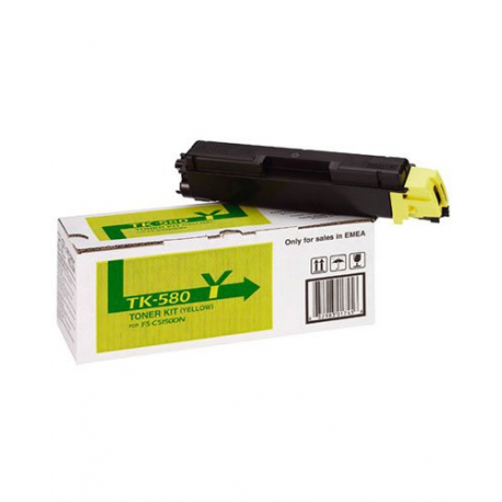 Toner Kyocera TK-580 recyclé - Jaune