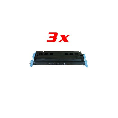 Lot de 3 toners compatibles Q6002A/EP707Y - jaune