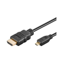 Câble HDMI Micro Mâle vers HDMI A Mâle - 2 m
