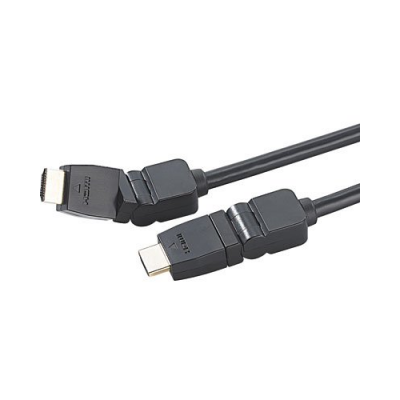 Câble HDMI avec connecteurs articulé 360° - 2 m