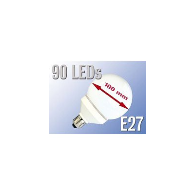 Ampoule globe 90 LED E27 blanc froid