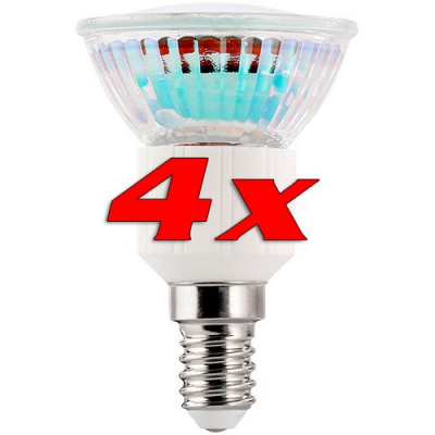 4 Ampoules 60 LED E14 3,3 W - blanc chaud