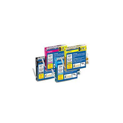 Pack 4 Réservoirs Cliprint - Color pour LC980/1100 (N/C/M/J)