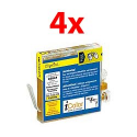 4 Réservoirs Cliprint - Color pour LC980/1100 jaune