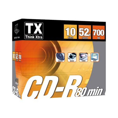 10 CD-R 80 minutes - TX