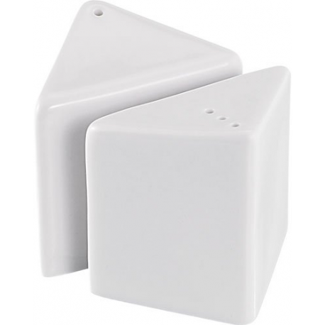 Duo Salière et Poivrier en Porcelaine blanche de chine