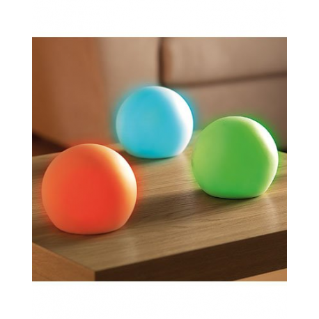 3 Boules lumineuses d'extérieur pour jardin ou terrasse de 16 couleurs différentes - Diamètre : 110 mm