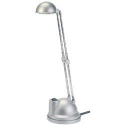 Lampe de bureau 15 LEDs design - En métal gris argenté