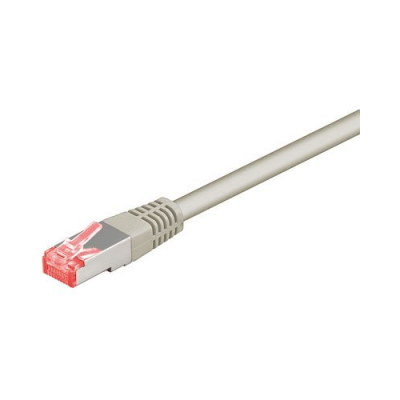 Câble réseau Cat.6e RJ45 paire torsadée S/FTP - Gris - 15 m