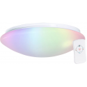 Plafonnier led blanc et couleur rvb 1100lm télécommande